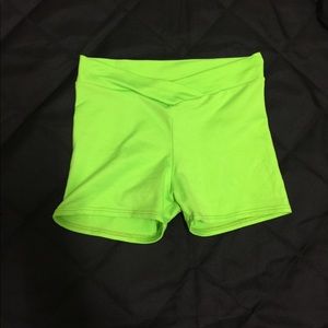 MotionWear girl’s dance/gymnastics shorts.